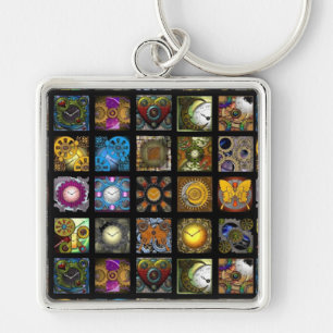 Steampunk-Design Sleutelhanger