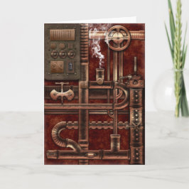 Steampunk Design Wenskaart Kaart