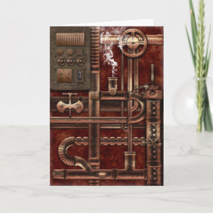 Steampunk Design Wenskaart Kaart