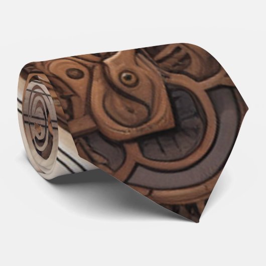 Steampunk Deur Necktie Stropdas (Opgerold)
