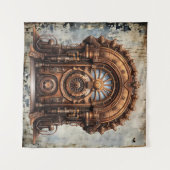 Steampunk Deur Tapestry Wandkleed (Voorkant (horizontaal))