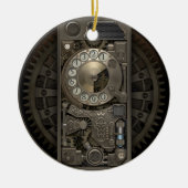 Steampunk Device - Rotary Dial Phone. Keramisch Ornament (Voorkant)