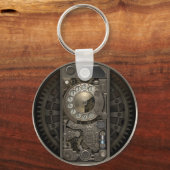 Steampunk Device - Rotary Dial Phone. Sleutelhanger (Voorkant)