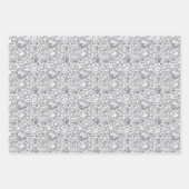 Steampunk Diamonds Parels Verjaardag Inpakpapier Vel (Voorkant 2)