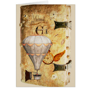 Steampunk Diary Wenskaart