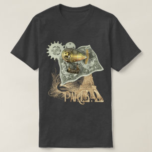 Steampunk Dirigibele Air Tour T Shirt