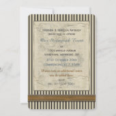 Steampunk Dirigibele Ballonevenuitnodiging Kaart (Achterkant)