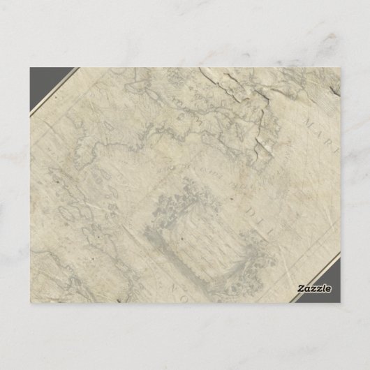 Steampunk Dirigibele ballonvaarde Briefkaart (Achterkant)