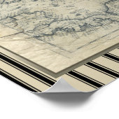 Steampunk Dirigibele ballonvaarde Poster (Hoek)