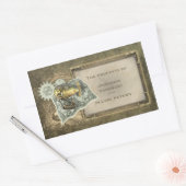 Steampunk Diriible Air Tour Boekplaat Stickers (Envelop)