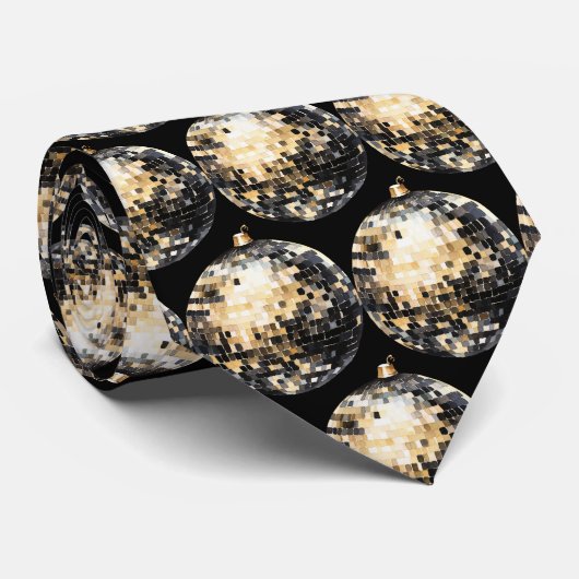 Steampunk Disco Bal Heren Necktie Stropdas (Opgerold)