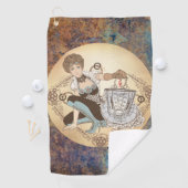 Steampunk Disk Golf Towel Golfhanddoek (Insitu)