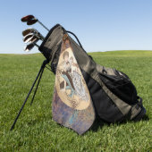 Steampunk Disk Golf Towel Golfhanddoek (Groen)