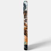 Steampunk Diva ⚙️ Style Retro-Futurist Case-Mate iPhone Case (Achterkant / Links)