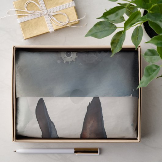 Steampunk Doberman 3 Decoupage papier (Geschenk)