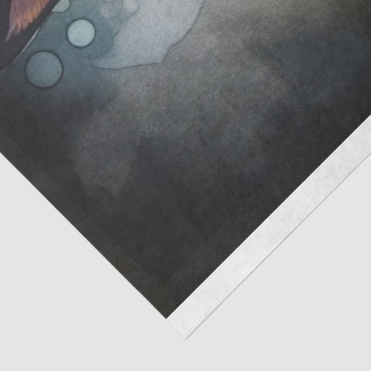 Steampunk Doberman 4 Decoupage papier (Detail)