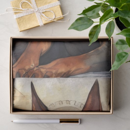 Steampunk Doberman 5 Decoupage papier (Geschenk)