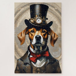 Steampunk Dog Jig Saw Puzzle Legpuzzel