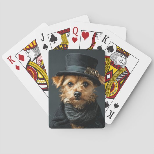 Steampunk Dog Pokerkaarten (Achterkant)