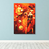 Steampunk Doll Canvas Afdruk (Insitu (Houten vloer))
