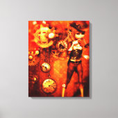 Steampunk Doll Canvas Afdruk (Voorkant)
