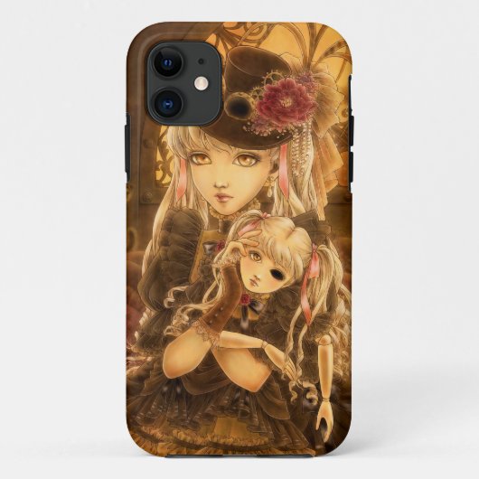 Steampunk Doll Face iPhone 5 Hoesje (Achterkant)