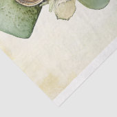 Steampunk Doll Green Jurk & Pet AM5 Decoupage Tissuepapier (Detail)