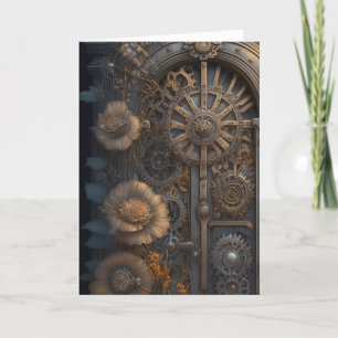 Steampunk Door   Aan jou denken Kaart