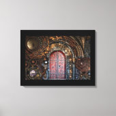 Steampunk Door Wrapped Canvas (Voorkant)