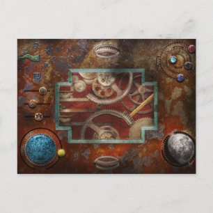 Steampunk - doos van Pandora Briefkaart