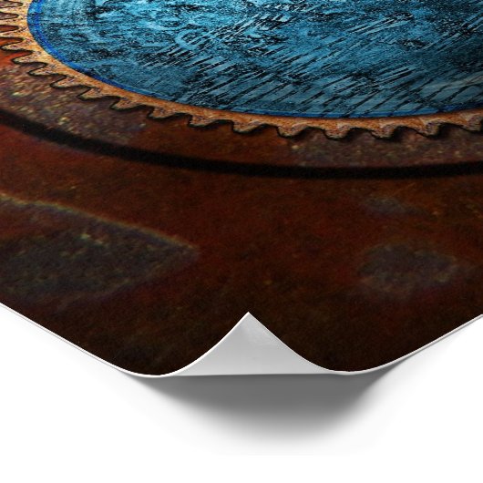 Steampunk - doos van Pandora Poster (Hoek)