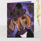 STEAMPUNK DOXIE KAART (Gele Bloem)