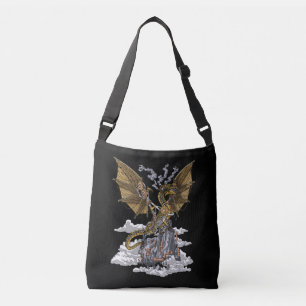 Steampunk Dragon Crossbody Tas