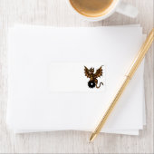 Steampunk Dragon Etiket (Insitu)