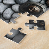 Steampunk Dragon Eye Close-up AI Art Legpuzzel (Zijkant)