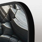 Steampunk Dragon Eye Closeup AI Art gepersonalisee Pickleball Paddle (Links Detail)