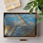 Steampunk Dragon Fantasy Art Decoupage Ontwerp Tissuepapier (Geschenk)