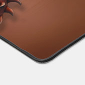 Steampunk Dragon naast een  straatlamp. Bureaumat (Hoek)