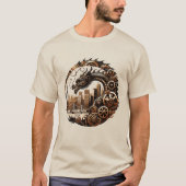 Steampunk Dragon Over San Francisco 2024 T-shirt (Voorkant)