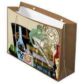 Steampunk Dragon Potions Boeken Groot Cadeauzakje (Voorkant Gekanteld)