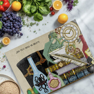 Steampunk Dragon Potions Boeken Snijplank
