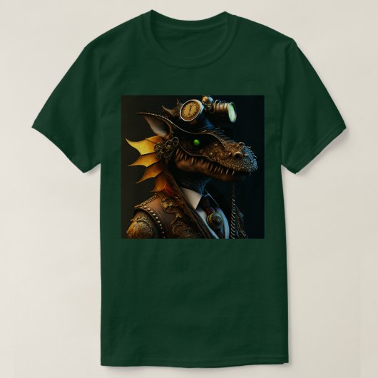 Steampunk Dragon T-shirt (Design voorkant)