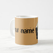 Steampunk dragon verhaalboeken koffiemok (Voorkant links)