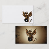 Steampunk Dragon-visitekaartjes Visitekaartje (Voorkant / Achterkant)
