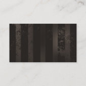 Steampunk Dragonflies op bruine gestreepte achterg Advieskaart (Achterkant)