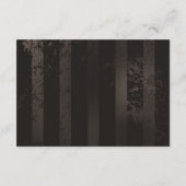 Steampunk Dragonflies op bruine gestreepte achterg Advieskaart (Achterkant)