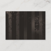 Steampunk Dragonflies op bruine gestreepte achterg Advieskaart (Achterkant)