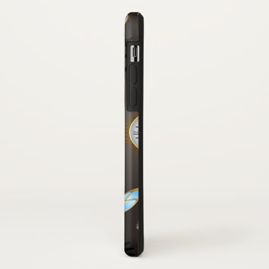 Steampunk Dragonflies op bruine gestreepte achterg Case-Mate iPhone Case (Achterkant/links)