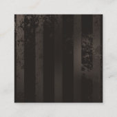 Steampunk Dragonflies op bruine gestreepte achterg Contactkaartje (Achterkant)