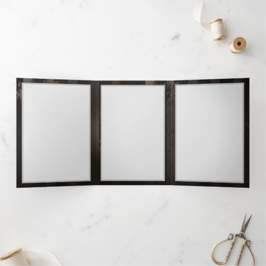 Steampunk Dragonflies op bruine gestreepte achterg Drieluik Programma (Binnen)